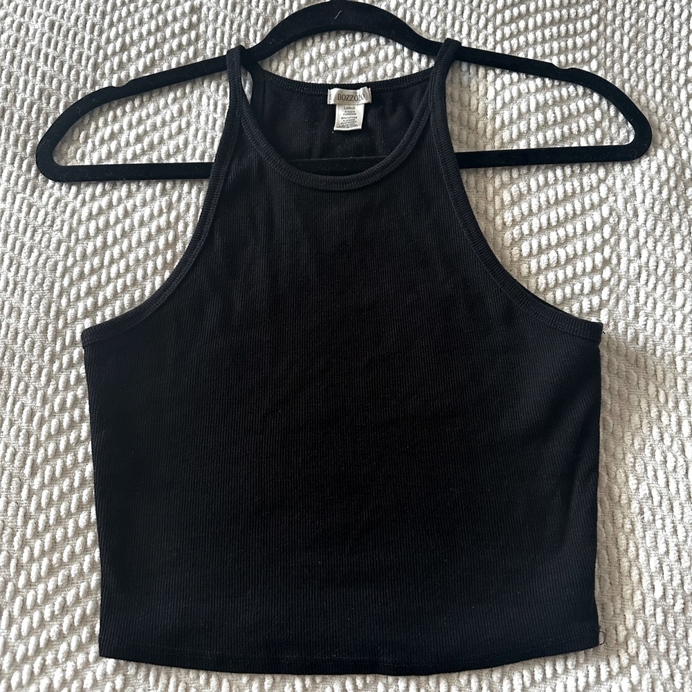 Bozzolo Halter Cropped Tank